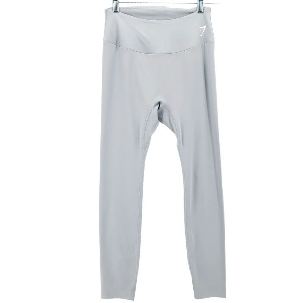NEW GYMSHARK Training Legging Light Gray MEDIUM and LARGE - Picture 2 of 7
